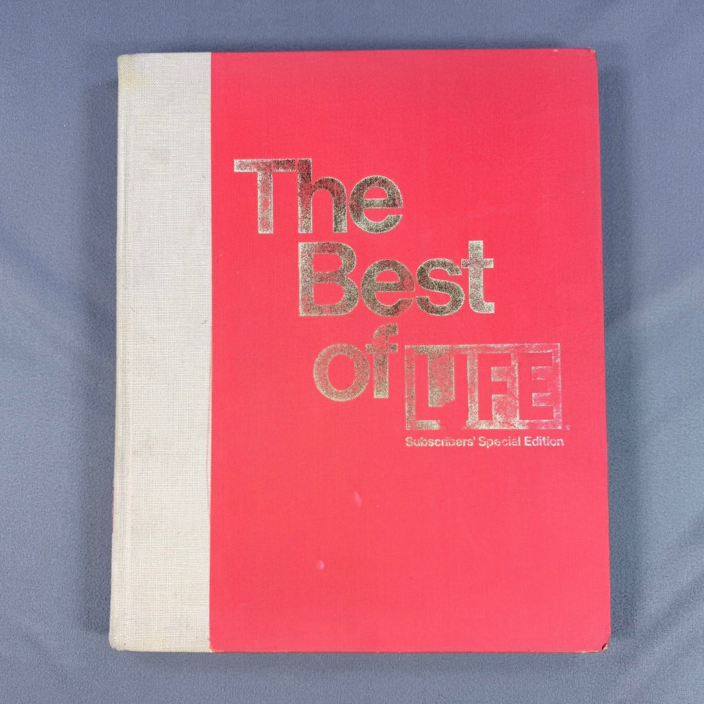 David E. Scherman The Best of LIFE Hardcover 1973 Subscribers Ed Photography Hit